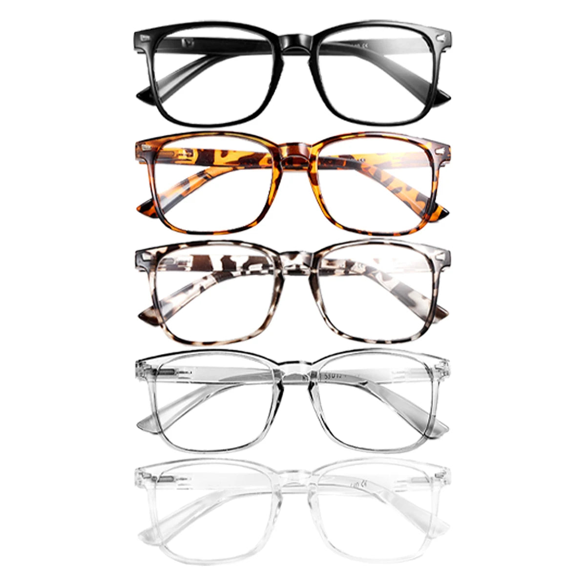 VOPHA Auto-Zoom Smart Glasses – Blue Light Blocking PC Frame Smart Eyeglasses Qst Multicolor