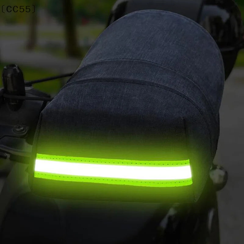 Motorcycle Handlebar Muffs – Waterproof UV & Reflective Handlebar Muffs Qst