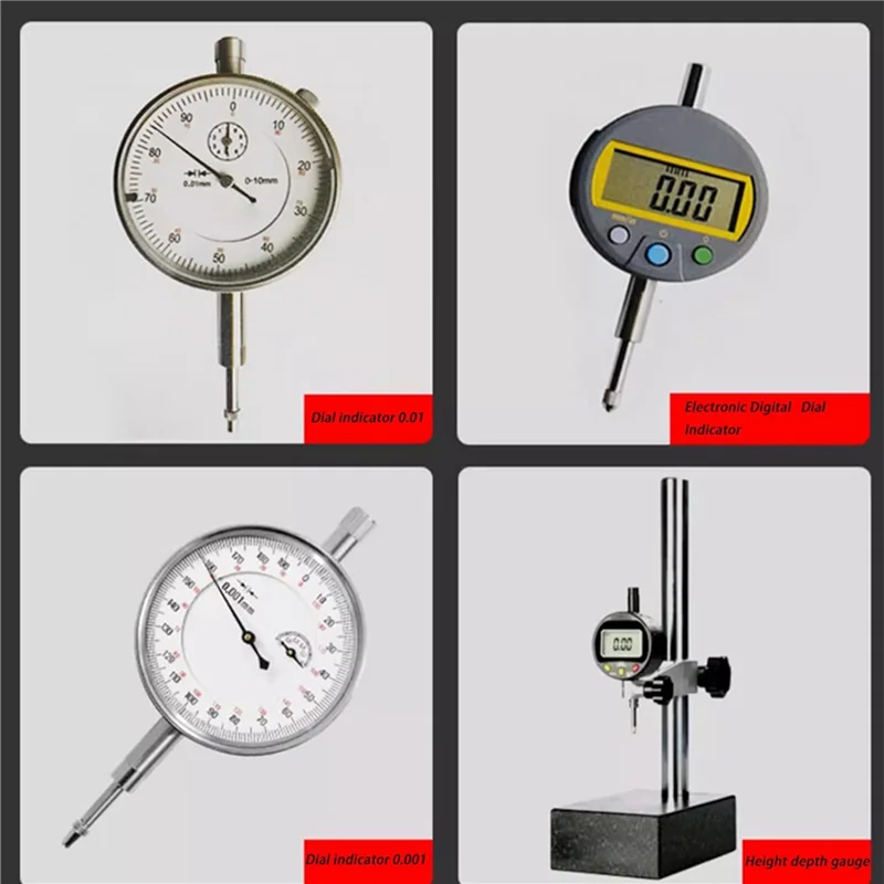 Dial Indicator Extension Stem Rod Set – 18 Pcs M2.5 Thread Indicator Extension Rods Qme