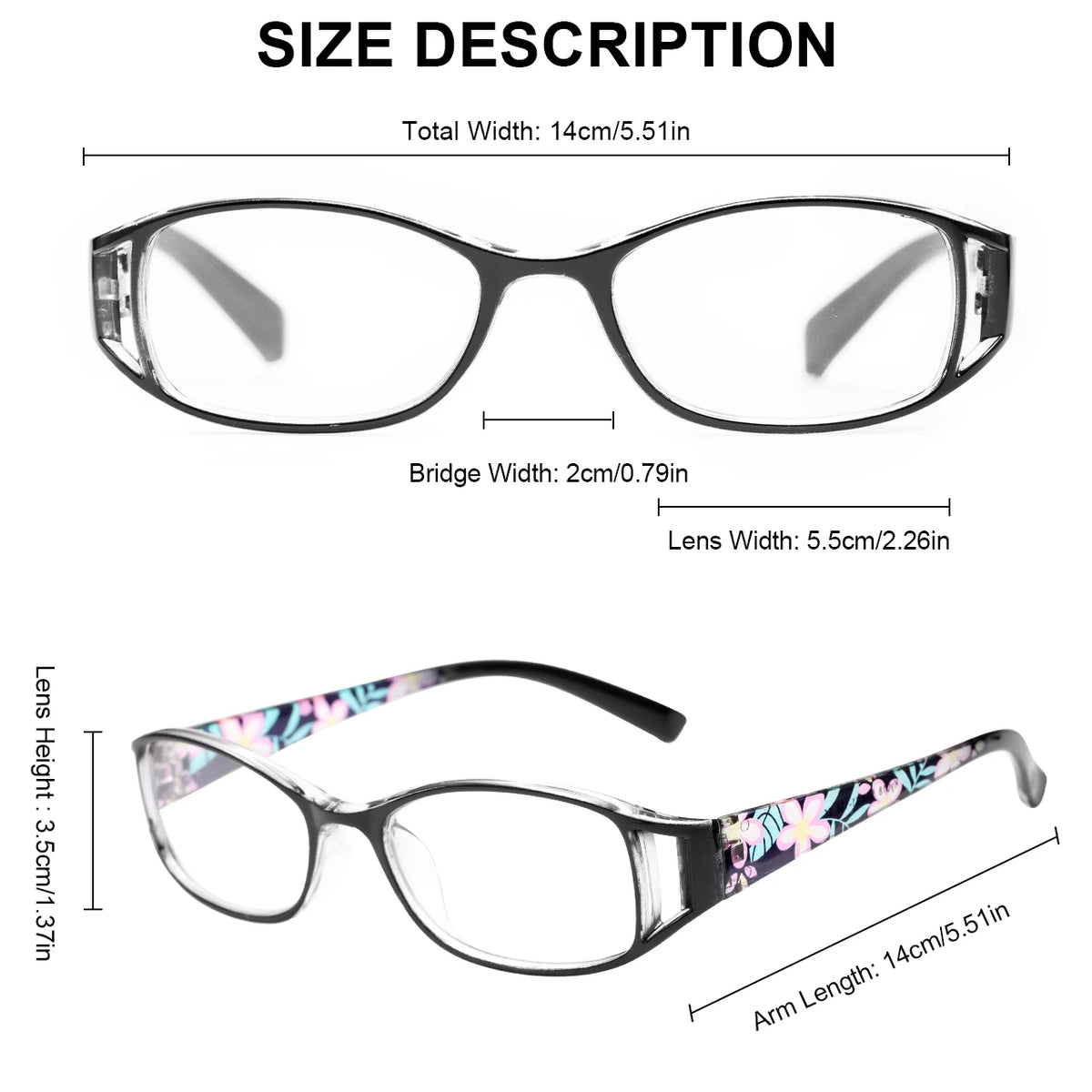 VOPHA Vintage Blue Light Blocking Reading Glasses Women L8 Blue Light Reading Glasses Qst