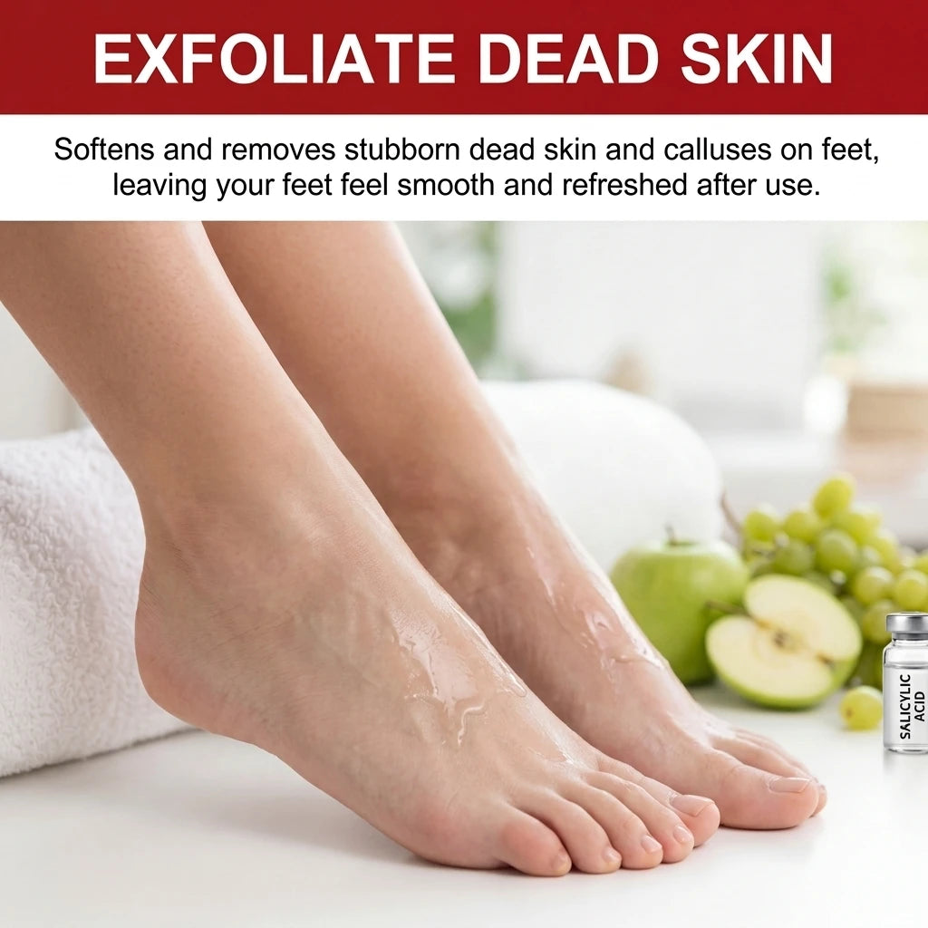 AHA Exfoliating Foot Peel Mask Booties – 5 Pairs Foot Peel Mask Qst