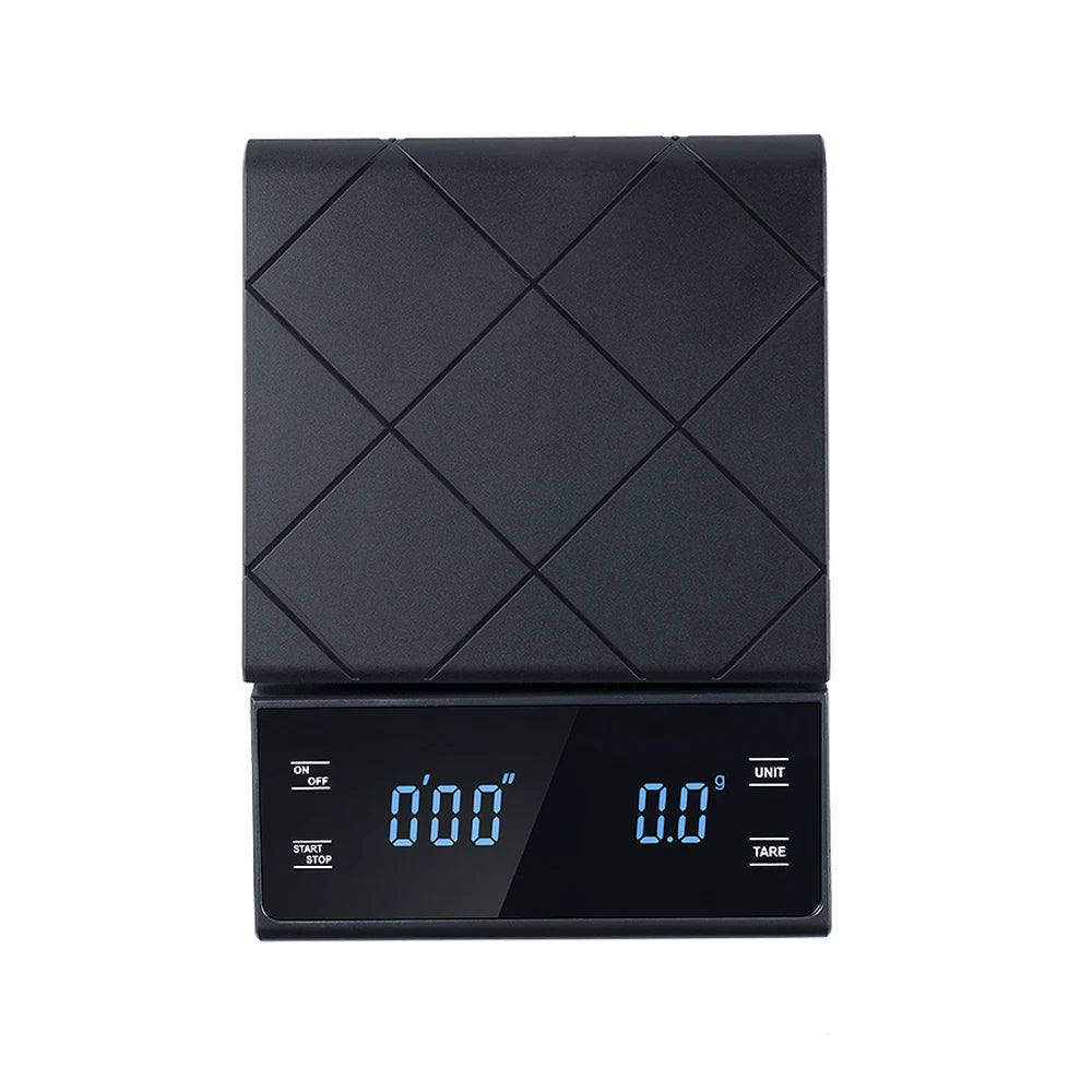 RECAFIMIL Coffee Scale with Timer 3kg/0.1g LCD Digital Digital Coffee Scale Qst coffee scale 1pcs