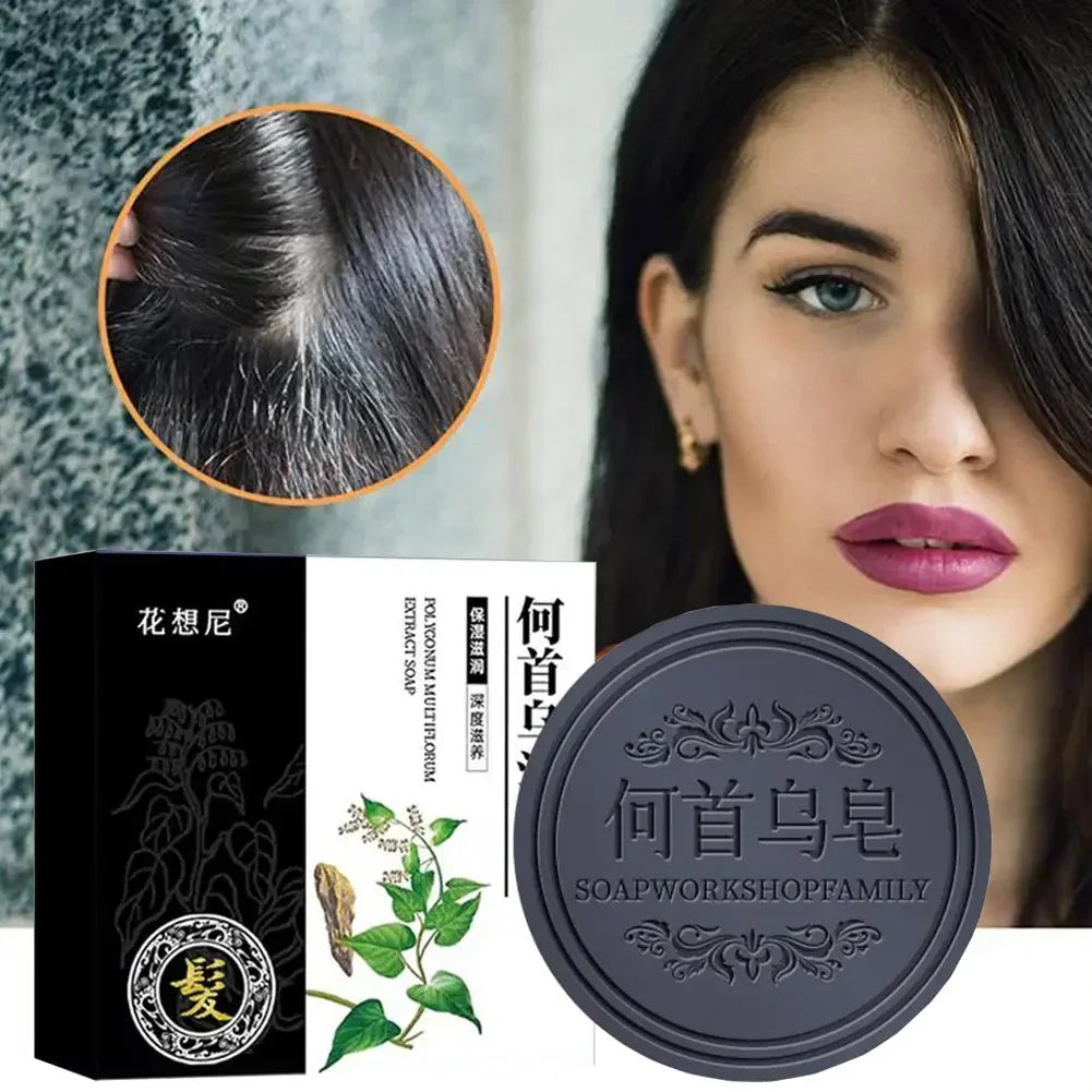 Hair Darkening Shampoo Bar – Nourishing Gray & White Hair Soap Hair Darkening Shampoo Bar Qme