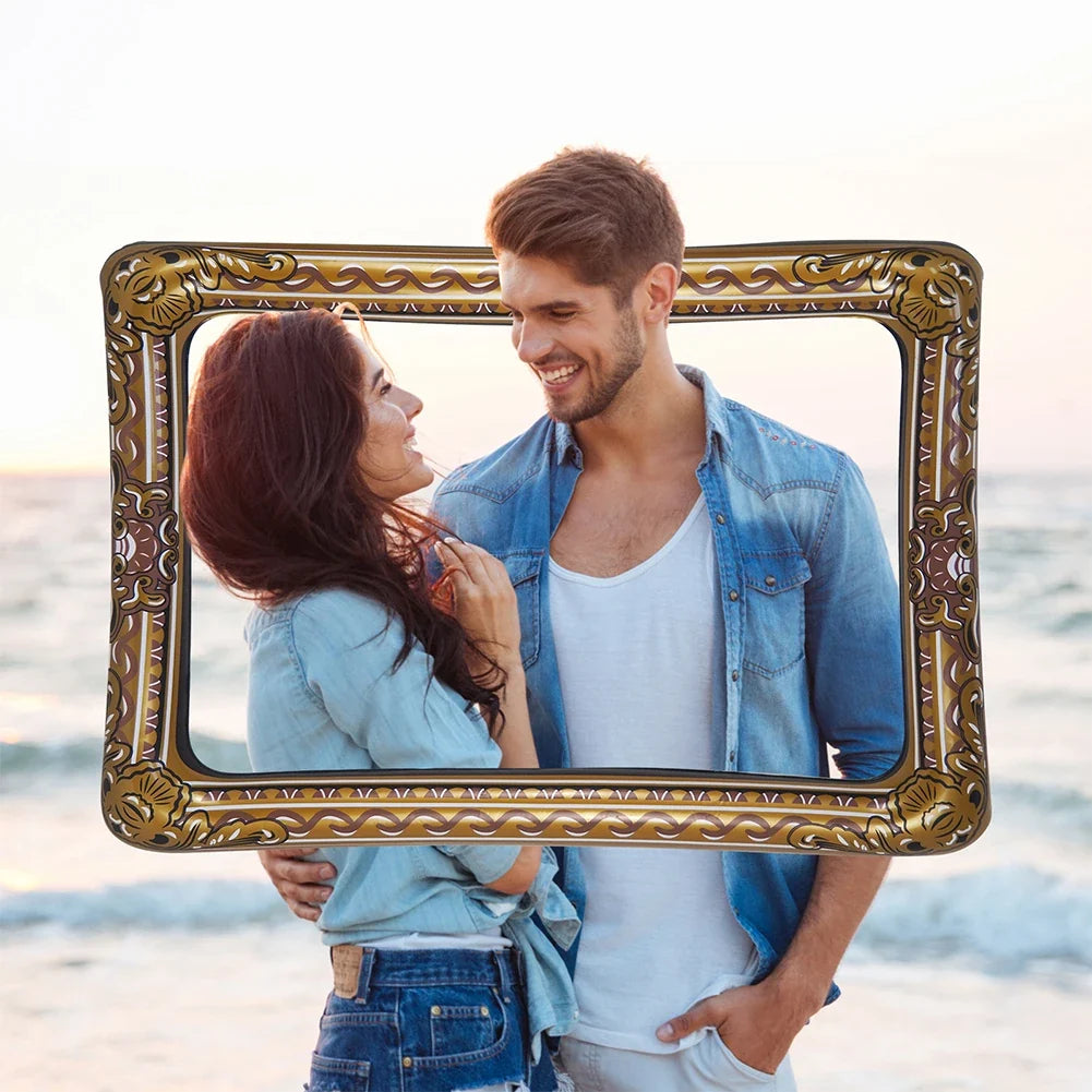 Inflatable Selfie Frame Photo Booth Props – Wedding & Party Photo Booth Prop Qme