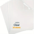 Clear Glossy Printable Sticker Paper for Inkjet Printers | Cricut Printable Sticker Paper Qme 20pcs