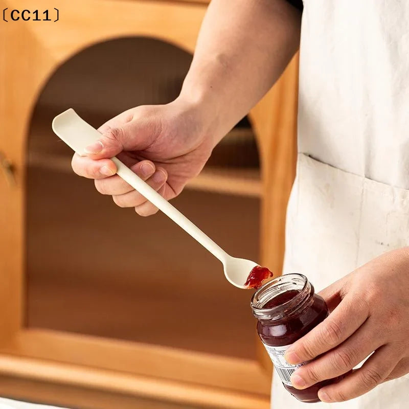 Silicone Small Spoon – Heat Resistant, Non-Stick & Easy Clean Silicone Kitchen Spoon Qme