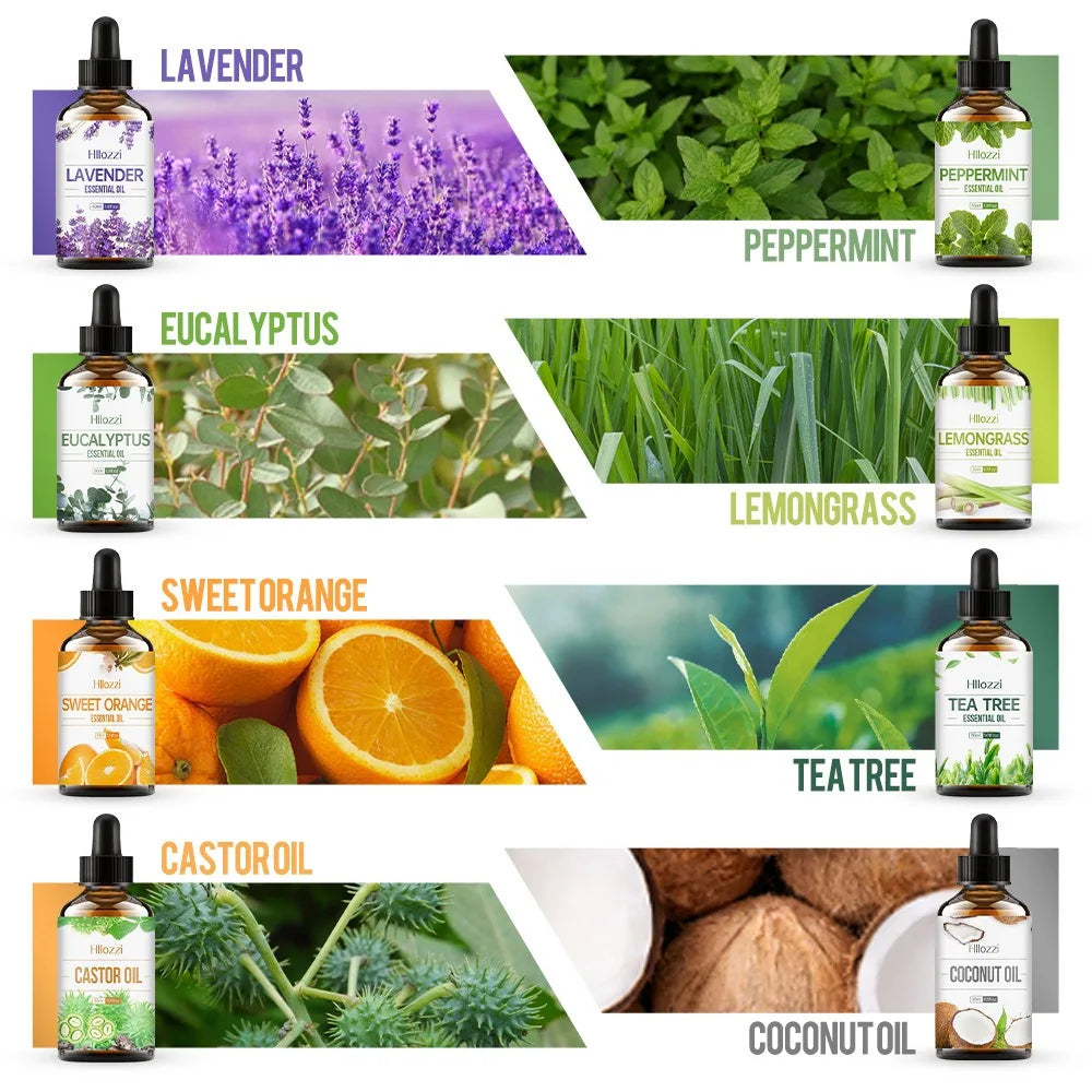 Aromatherapy Massage Oil – Rose, Rosemary & Lavender Blend Aromatherapy Essential Oil Qst