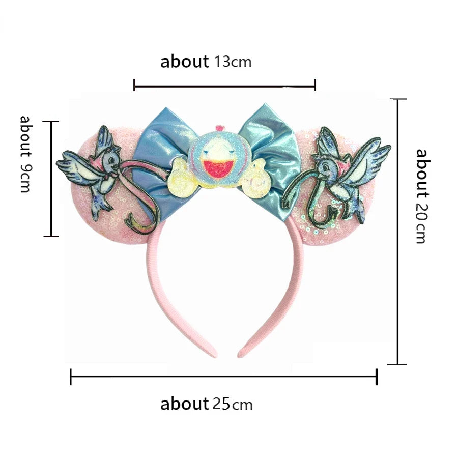 Sunflower Mouse Ears Princess Headband – Kids & Women Fashion Headband Qme