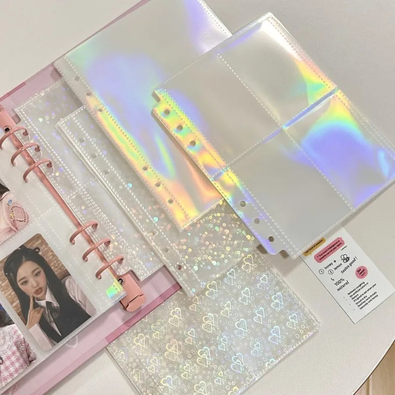 A5 Photocard Binder Sleeve 6-Ring Refill Inner Pages | Qme Photocard Binder Sleeve Qme