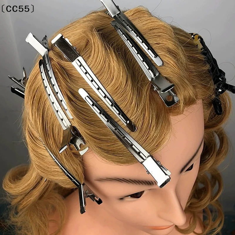 50Pcs Duck Beak Hair Root Positioning Clips Styling Set Hair Styling Clips Qst