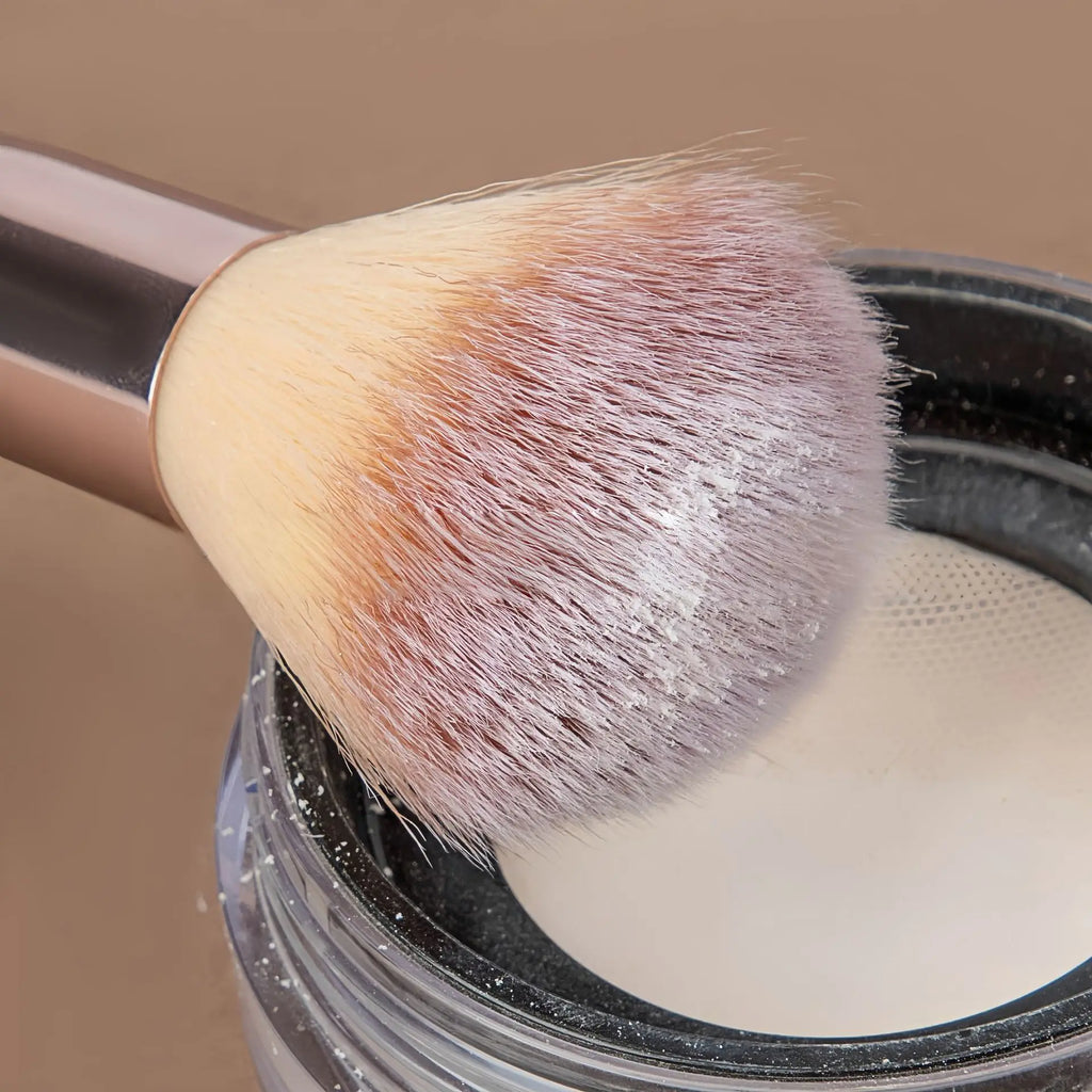 Professional 3-Piece Makeup Brush Set – Eyeshadow, Foundation & Concealer Makeup Brush Set Qme