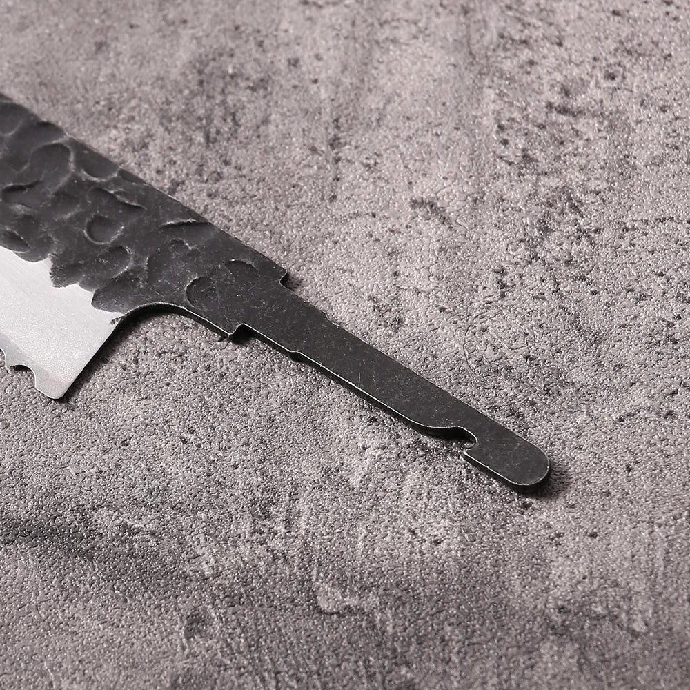DASHWAY 8.5" Serrated Bread Knife Blank Blade – DIY Full Tang Knife Blank Blade Qst