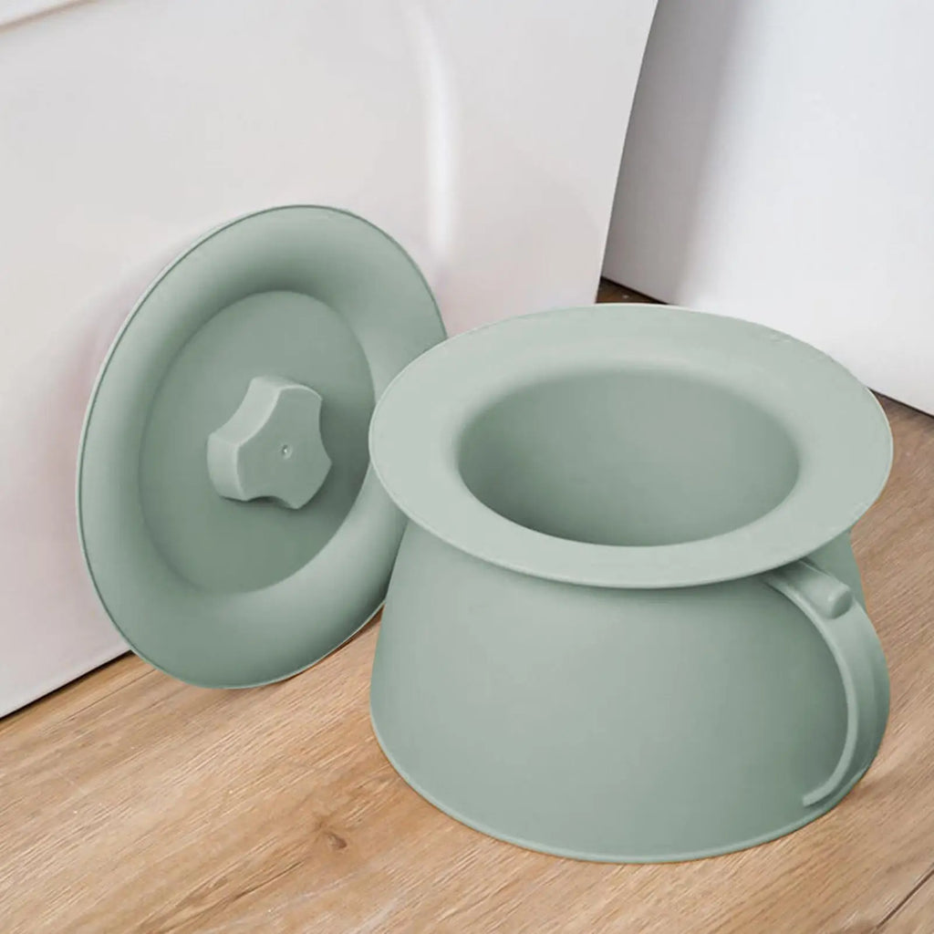 Portable Chamber Pot with Lid & Handle – 1.5L Bedpan Potty Portable Chamber Pot Qme