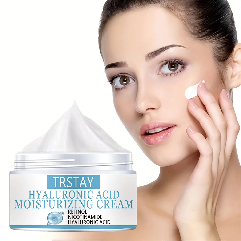 TRSTAY Hyaluronic Acid Cream – Retinol & Nicotinamide Face Moisturizing Cream Qst