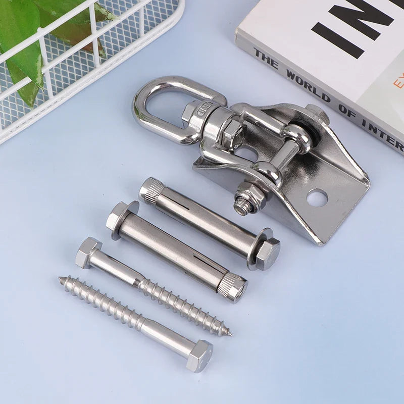 Hammock Swing Hanger Hook Fixed Plate 70MM – Stainless Steel Swing Hanger Hook Qme