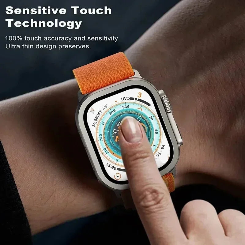 Apple Watch Ultra 49mm Tempered Glass Screen Protector HD Watch Screen Protector Qme