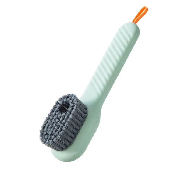 Soft Bristle Liquid Shoe Brush – Long Handle Cleaner Shoe Cleaning Brush Qme 1PCS Green