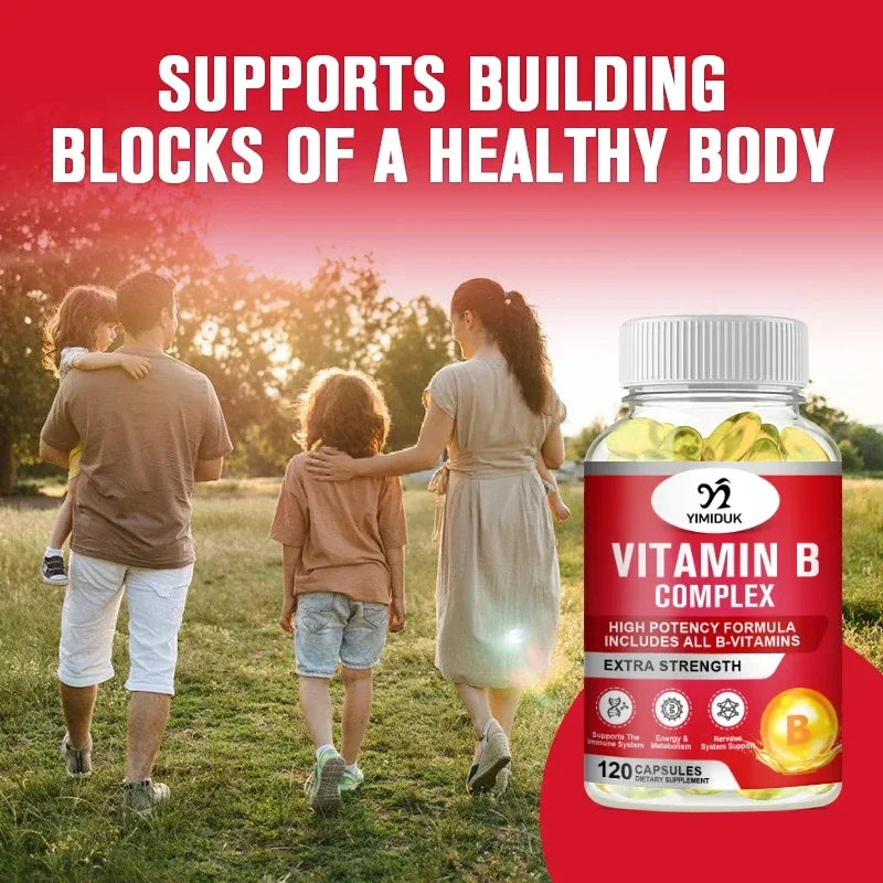 Vitamin B Complex – B12, Biotin, Folate & Niacin | Yimiduk Vitamin B Supplement Qst