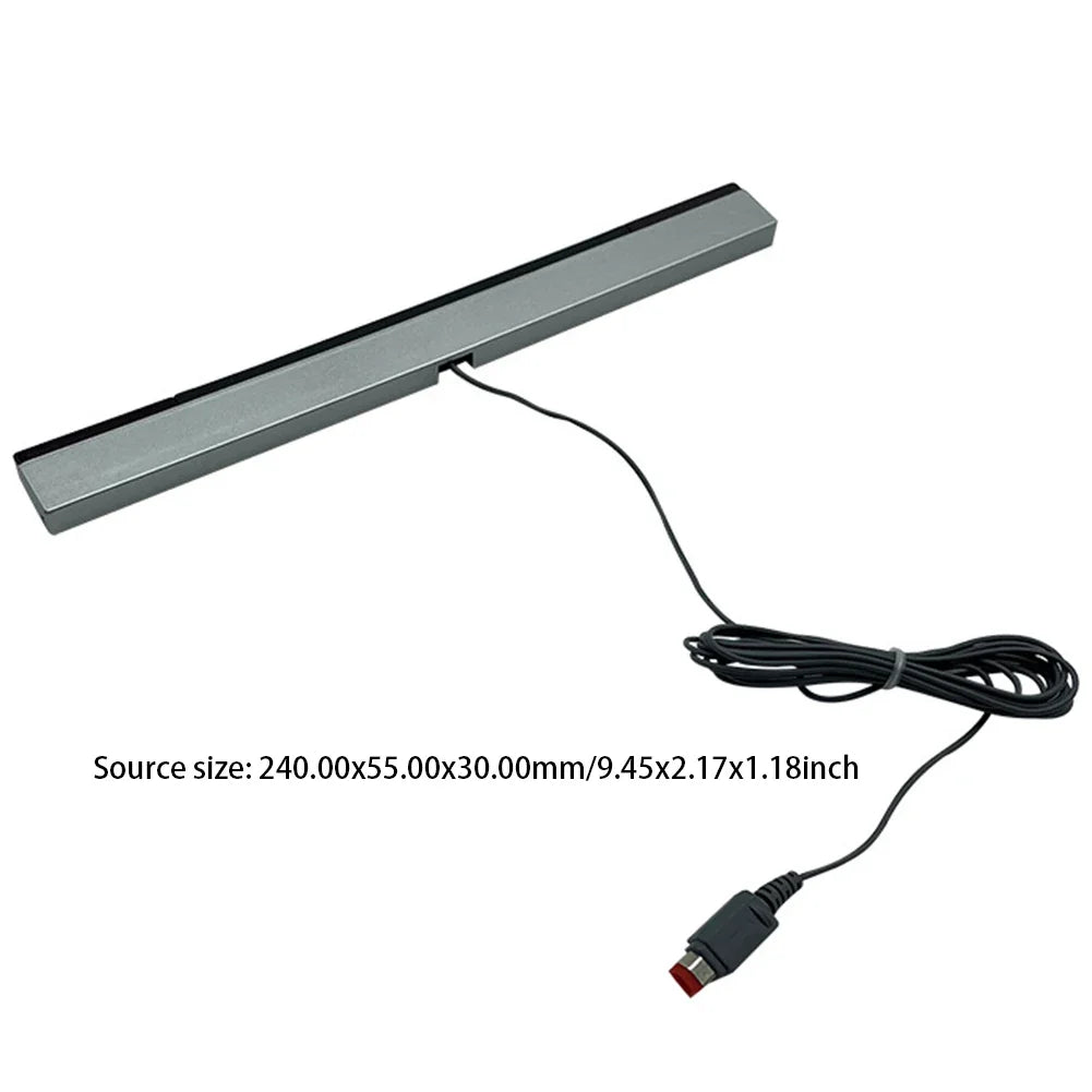 Wired Infrared Sensor Bar + Extension Cord – Nintendo Wii & Wii U Gaming Sensor Bar Qme
