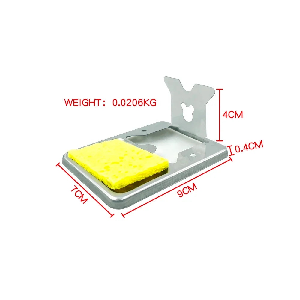 Soldering Iron Stand Holder with Cleaning Sponge Pads Soldering Iron Stand Qme
