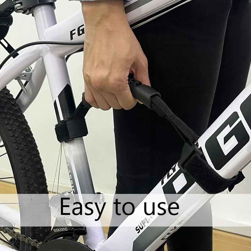 Folding Bicycle Carrying Strap – Lightweight Portable Bike Handle Bicycle Carrying Strap Qme