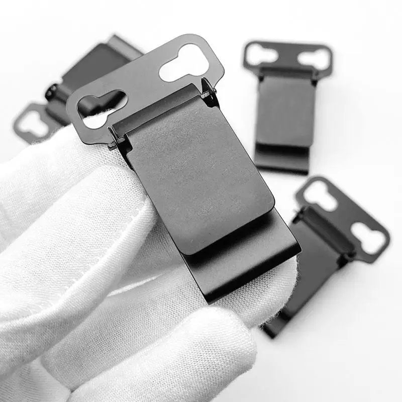 Universal Stainless Steel Knife Sheath Back Clip – Waist Carry Knife Sheath Clip Qst