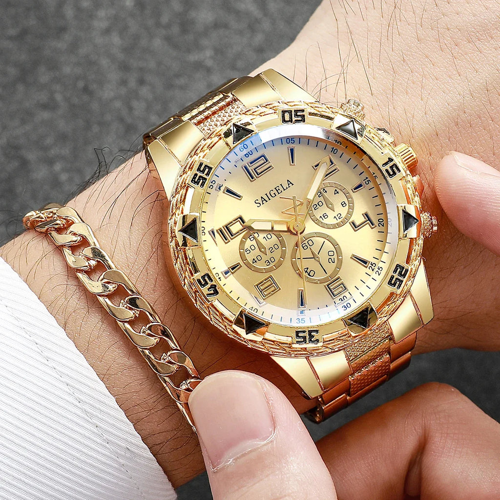 Luxury Couple Quartz Watches – Matching Men's & Women's Set Couple Watch Set Qme