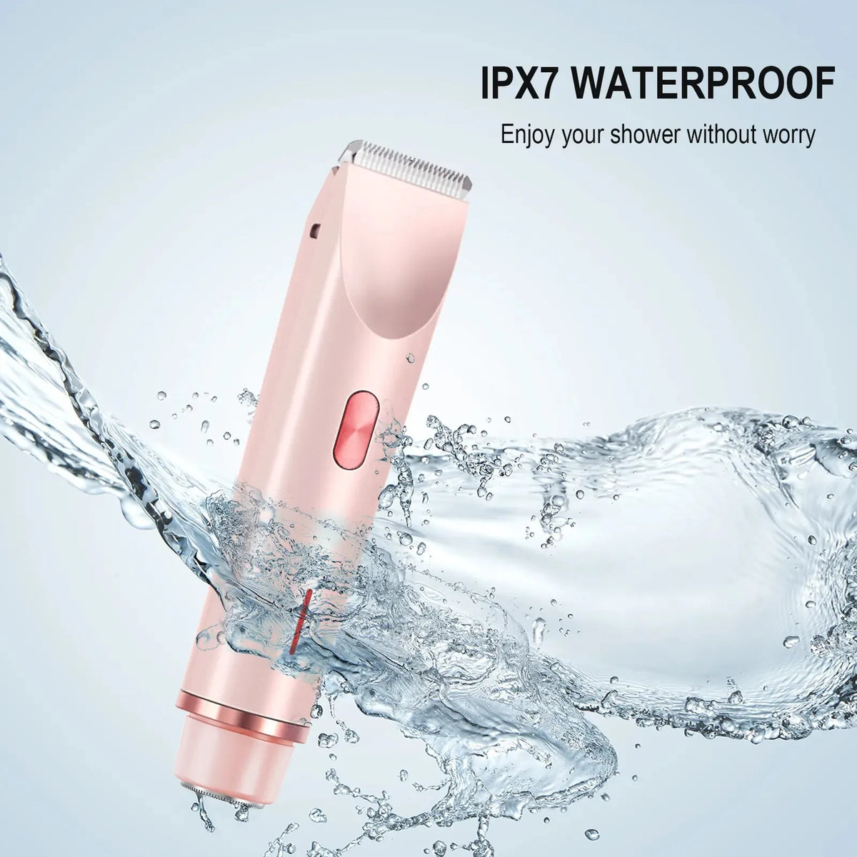 VIMYSHOW 2-in-1 Women's Electric Razor & Bikini Trimmer IPX7 Women's Electric Trimmer Qst