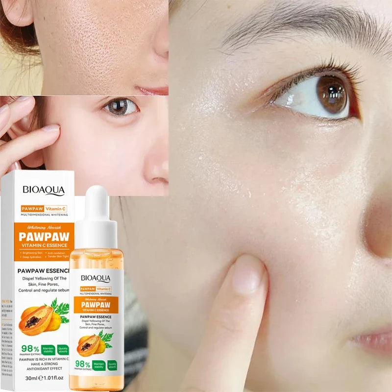 Papaya Vitamin C Brightening Face Serum – Fade Dark Spots Brightening Face Serum Qme