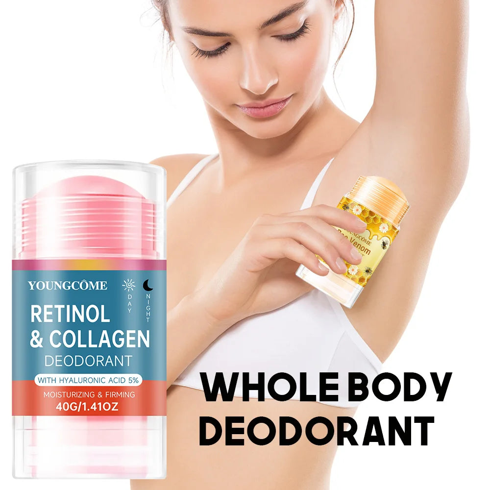 YOUNGCOME Retinol Collagen Bee Venom Deodorant Stick Deodorant Stick Qst