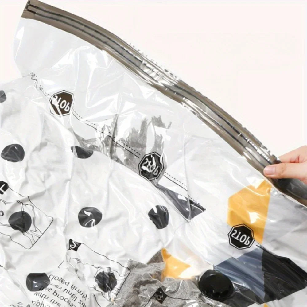 Vacuum Storage Bags with Manual Pump – Airtight Space Saver Vacuum Storage Bags Qme