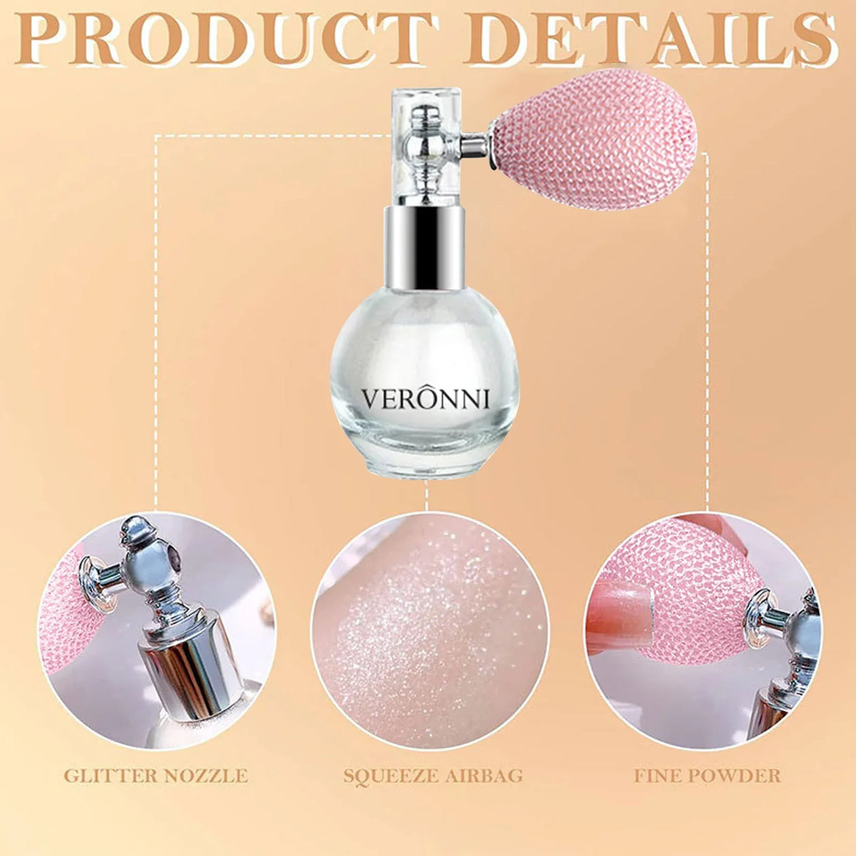 Glitter Gloss Spray – Shimmer for Hair, Face & Body Body Glitter Spray Qme