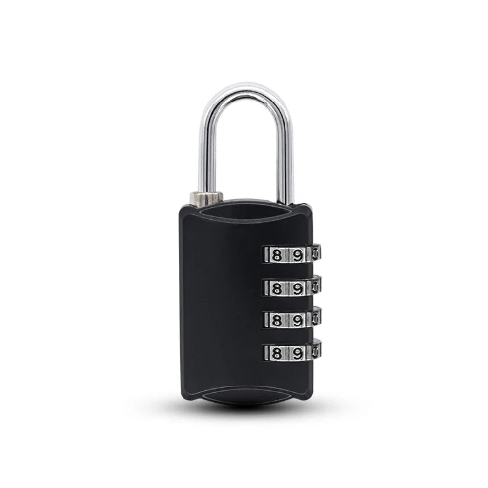Zinc Alloy Combination Padlock – Gym, School & Toolbox Combination Padlock Qme Black-1pc