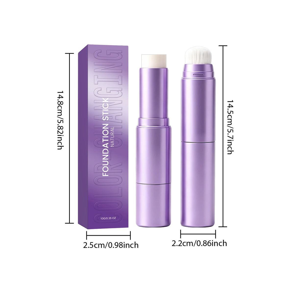 10G Foundation Stick – Full Coverage, Moisturizing & Pore Smoothing Foundation Stick Qst