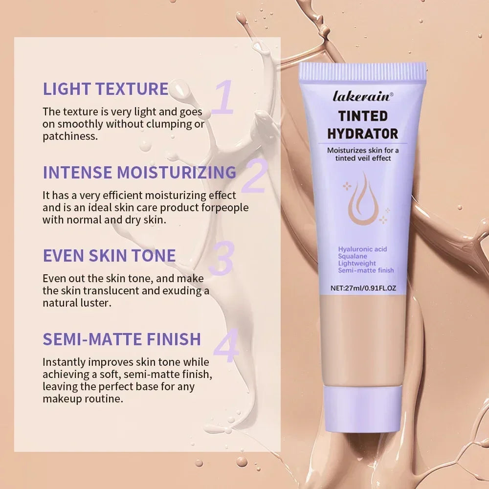 Qme Strong Coverage Tinted Hydrator Makeup – Even Skin Tone Tinted Hydrator Foundation Qme