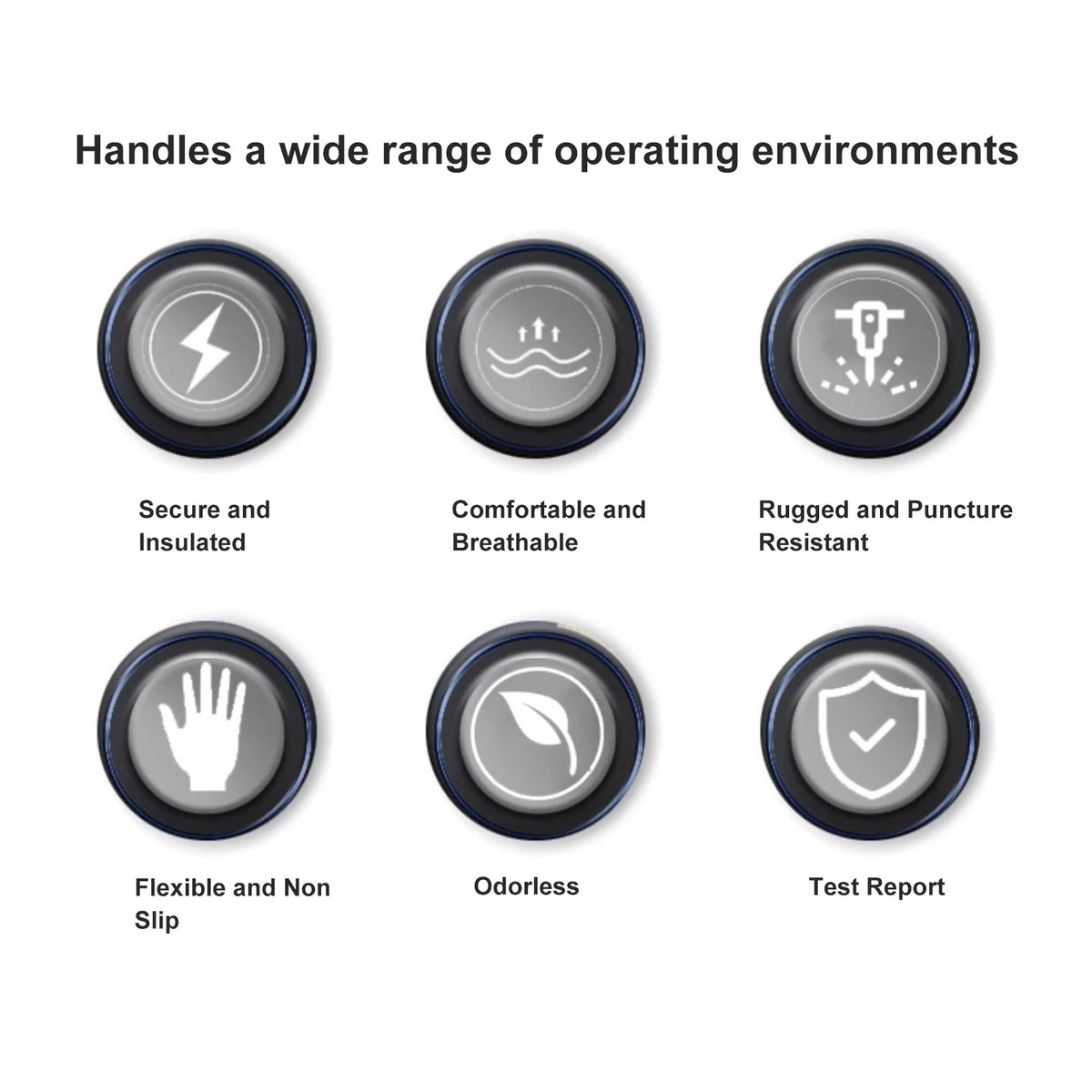 1000V Electrical Insulating Gloves – 360° Rubber Work Gloves Electrical Safety Gloves Qst