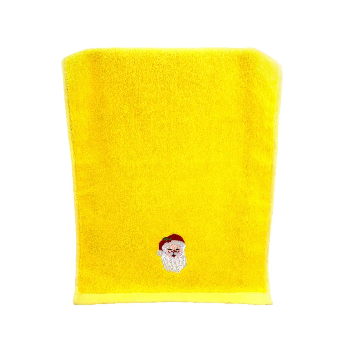 Christmas Embroidered Cartoon Face Towels – Soft & Absorbent Christmas Washcloth Towel Qme