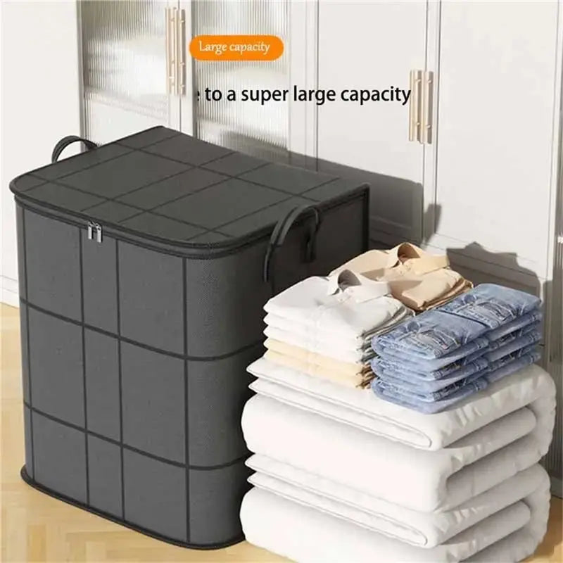 Large Foldable Non-Woven Dust-Proof Quilt Storage Bag Clothing Storage Bag Qme