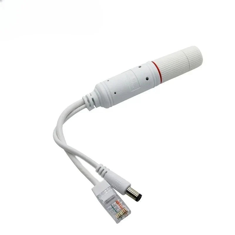 Outdoor Weatherproof PoE Splitter 48V to 12V | 2-Pack PoE Splitter Qme White