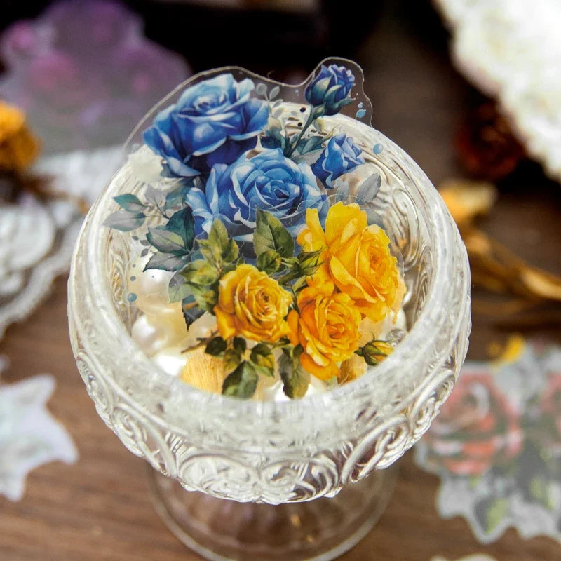 Large Rose Stickers for Scrapbooking, Journaling & DIY Crafts Decorative Craft Stickers Qme