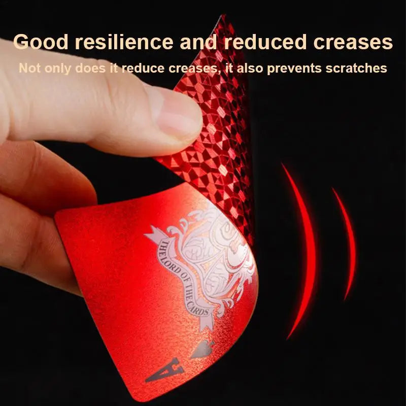 Waterproof Dragon Playing Cards – Red Poker Deck | Pool & Travel Waterproof Playing Cards Qme