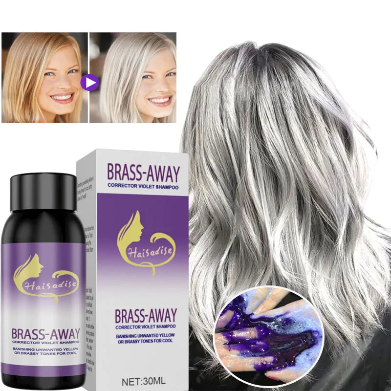 Purple Toning Shampoo – Cover Gray & Fade Yellow After Bleach Purple Toning Shampoo Qme