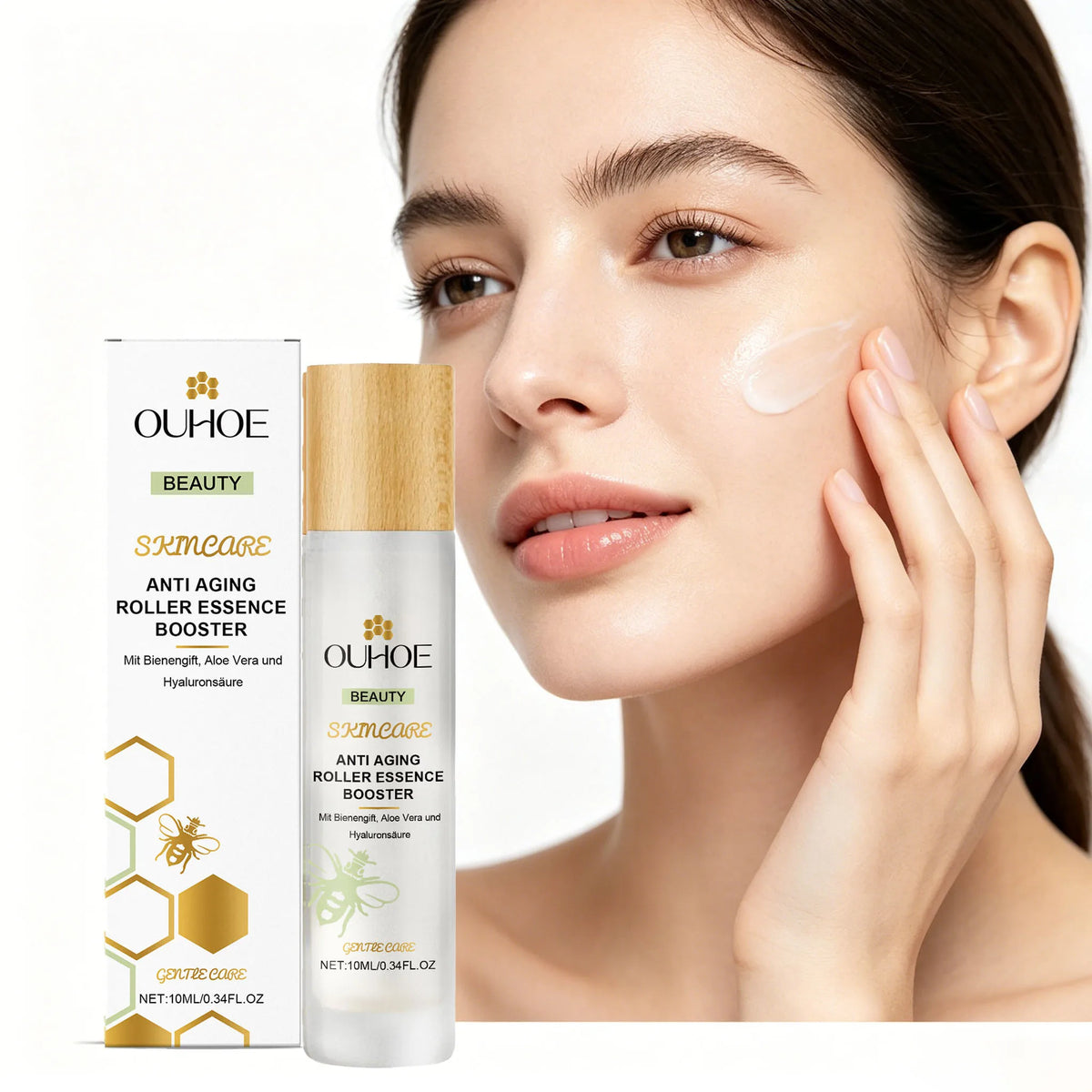 10ML Aloe Vera Night Face Serum – Roller Moisturizing Serum Night Face Serum Qst
