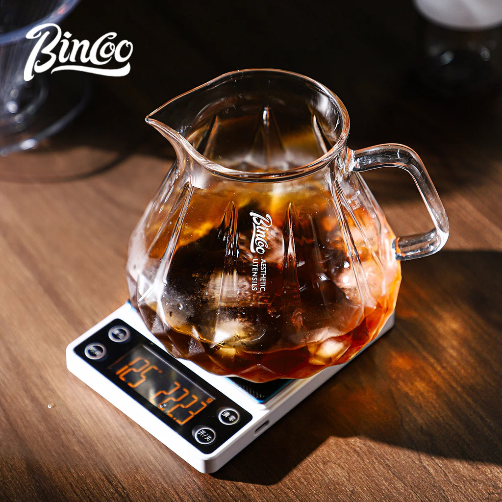 Bincoo Borosilicate Glass Coffee Sharing Pot 400ML/600ML Coffee Sharing Pot Qst
