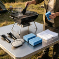 BBQ Grill Cleaning Kit – Scraper & Scrub Sponges Outdoor BBQ Grill Cleaning Kit Qme China Mainland