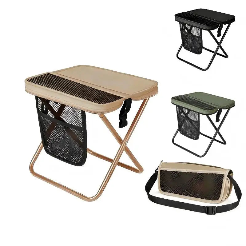 2-in-1 Portable Folding Camping Stool & Crossbody Bag Folding Camping Stool Qme