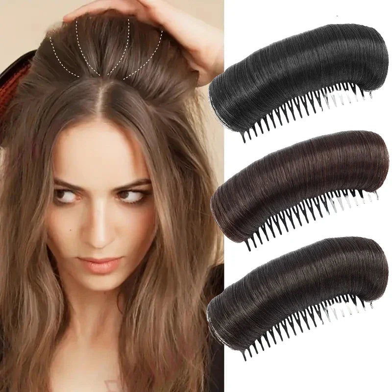 Volumizing Wig Cushion Fiber Insert Comb – Invisible Hair Pad Hair Volumizing Insert Qme