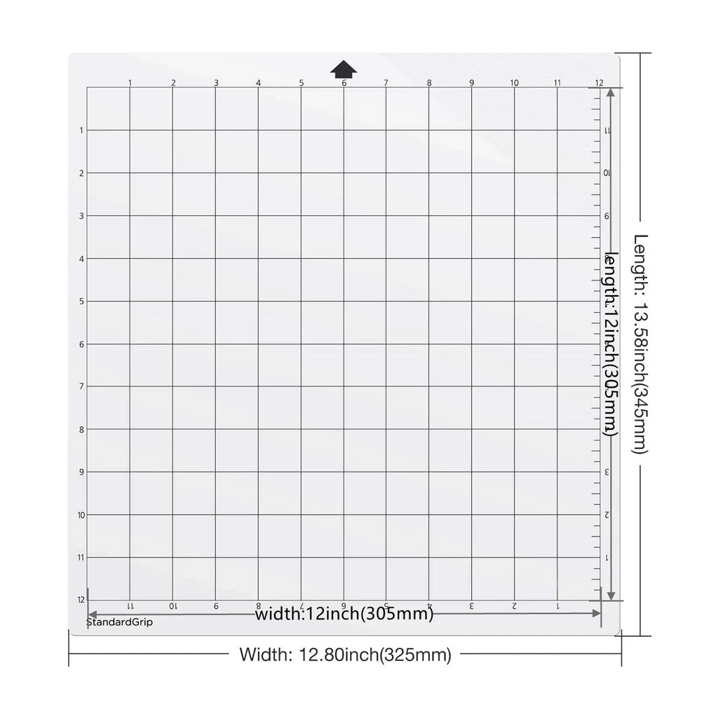 3-Pack StandardGrip Cutting Mats Silhouette Cameo 12x12in Craft Cutting Mat Qme