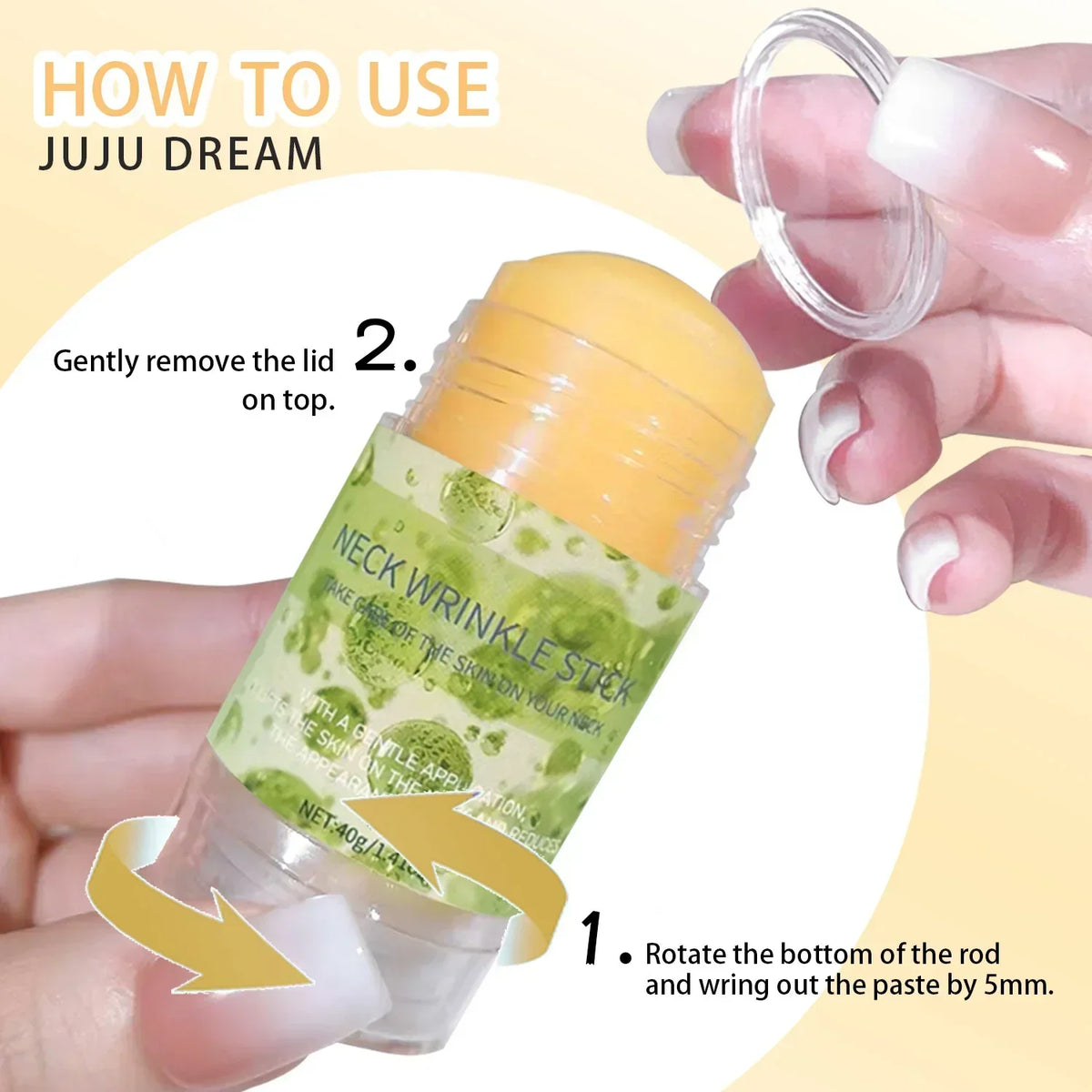 Neck & Hand Brightening Stick – Gentle Low-Irritation Skincare Brightening Skincare Stick Qme