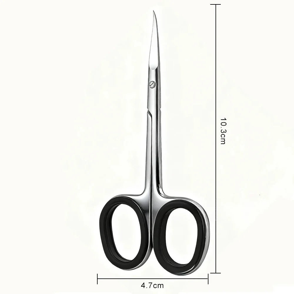 Cuticle Scissors Stainless Steel Extra Fine Curved | Qme Cuticle Scissors Qme